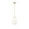 Z-Lite Newbury 1 Light Pendant, 10in. W x 14.25in. H, Modern Gold 7510P10-MGLD - alternate 6